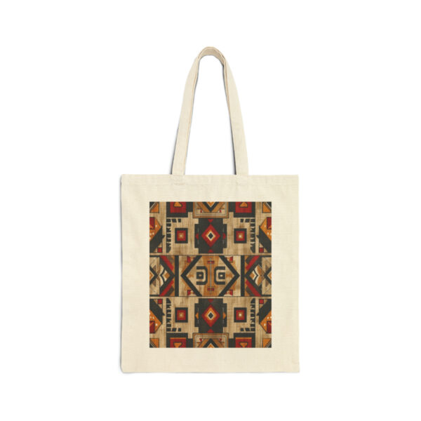 Aztec Print Canvas Bag. Boho Style